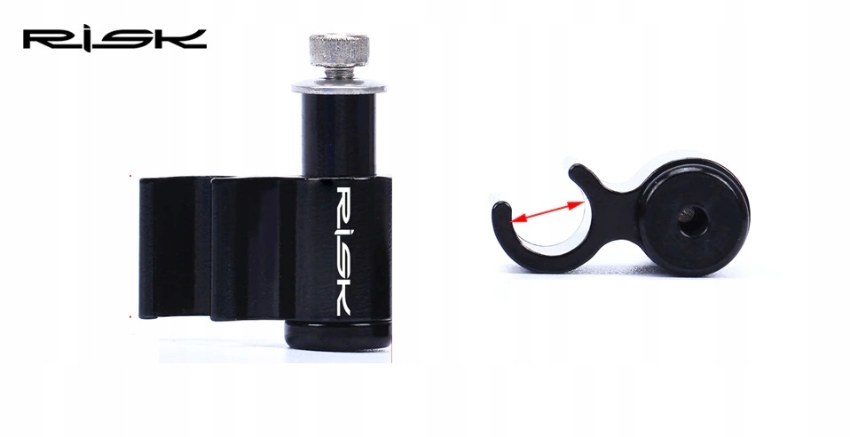 RISK zestaw 4x uchwyt pancerza czarny adapter LUX Model RISK