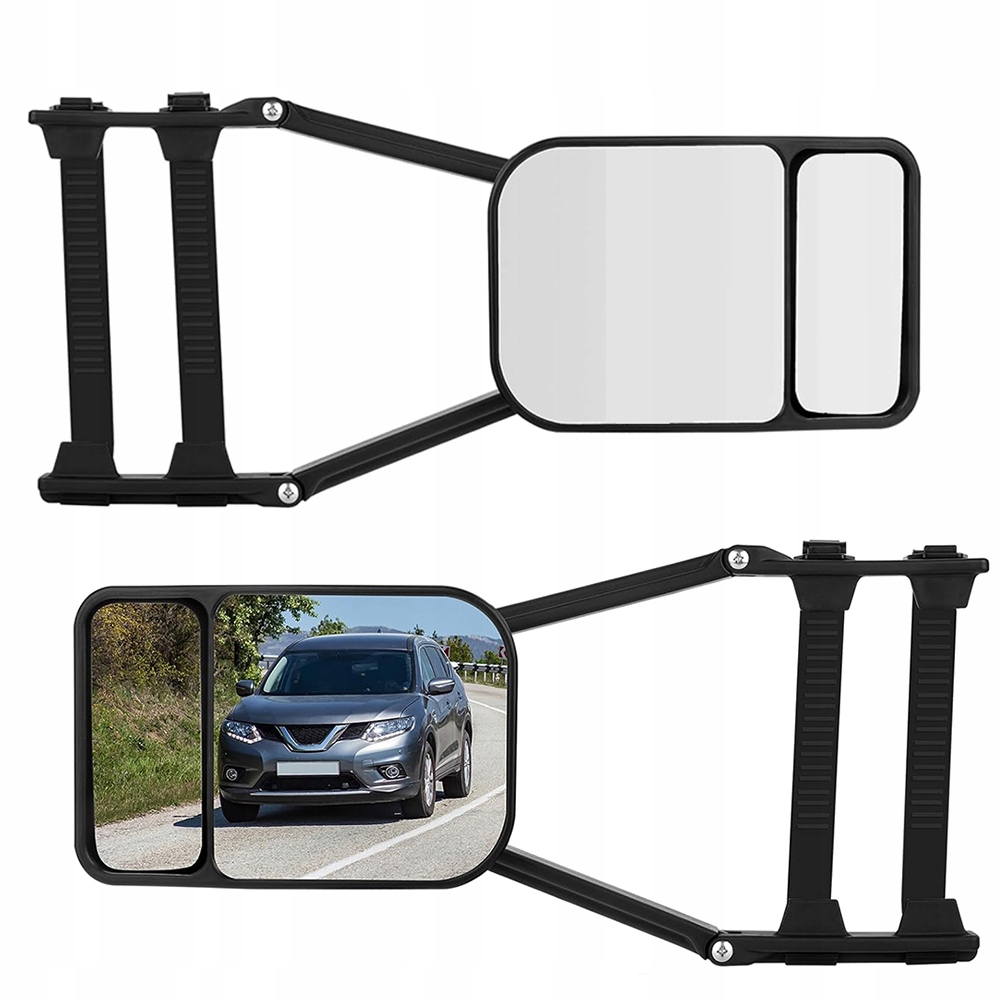 Automobilová Zrcátka 2 V 1, Rotace O 360 Stupňů, Široký Výhled, Bezpečné