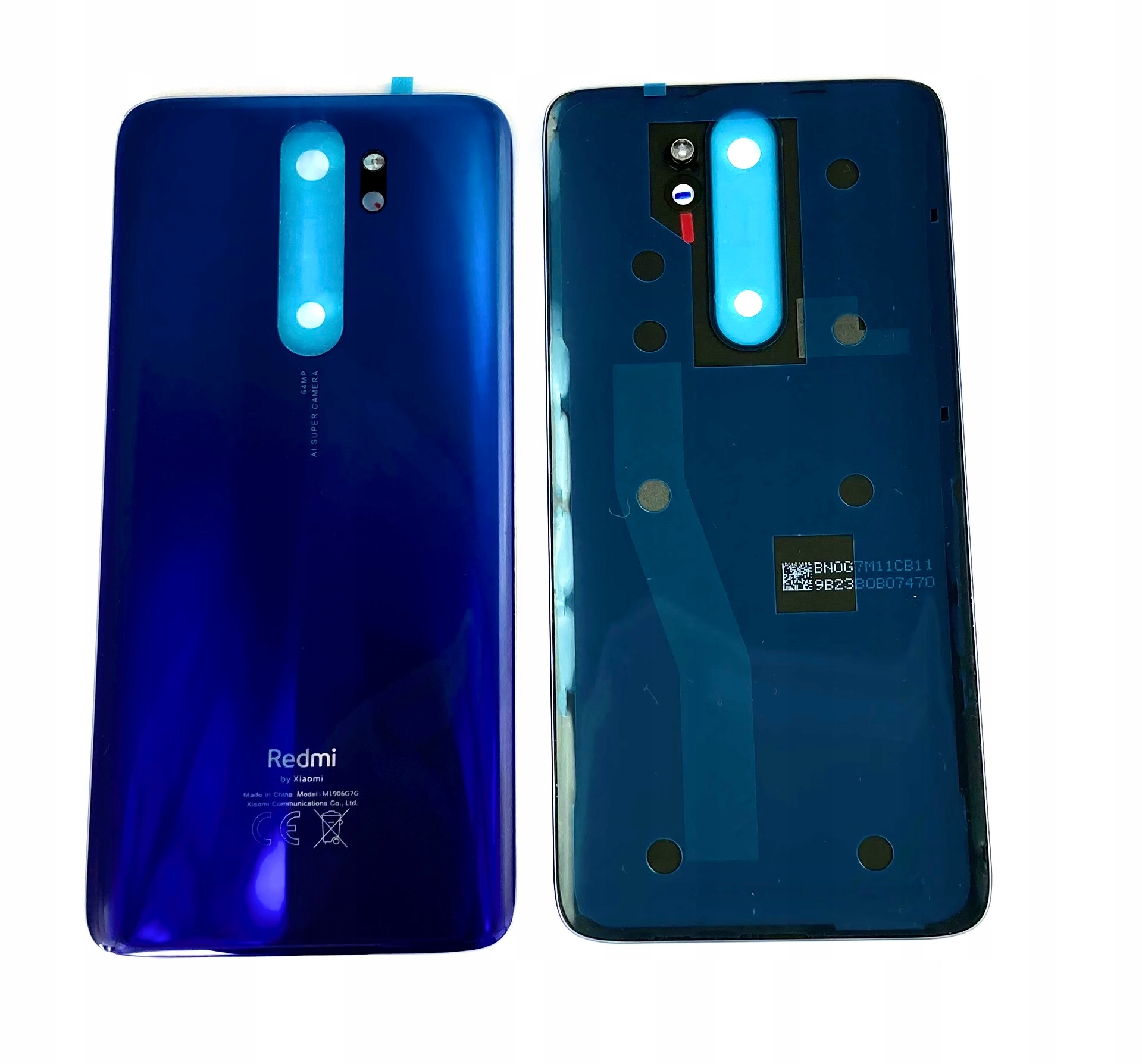 Oryginalna Klapka Baterii Xiaomi Redmi Note 8 Pro Ocean Blue Ce M1906G7G