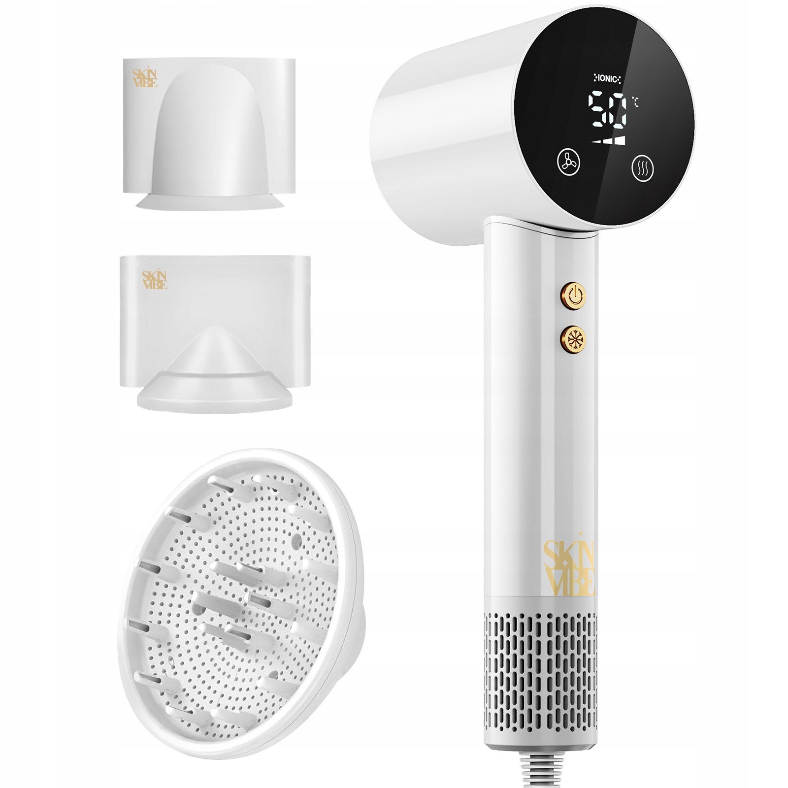 Vysoušeč vlasů Skinvibe Libra Airloom SV-002WH Bílý 1500 W