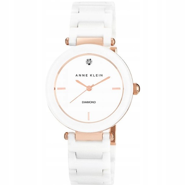 Dámské hodinky Anne Klein AK-1018RGWT bílé