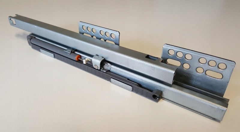 Szuflada Amix System Box 500 mm - Niski Szary Głębokość mebla 50 cm