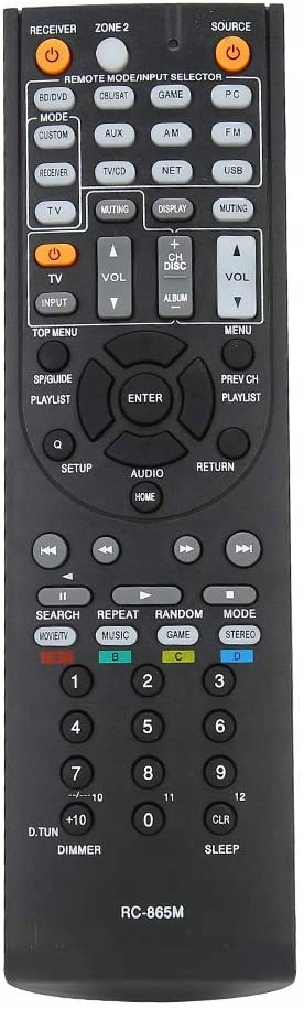 PILOT DO ONKYO TX-NR525 HT-R391 HT-R558 HT-R590 HQ Przeznaczenie TV Inne