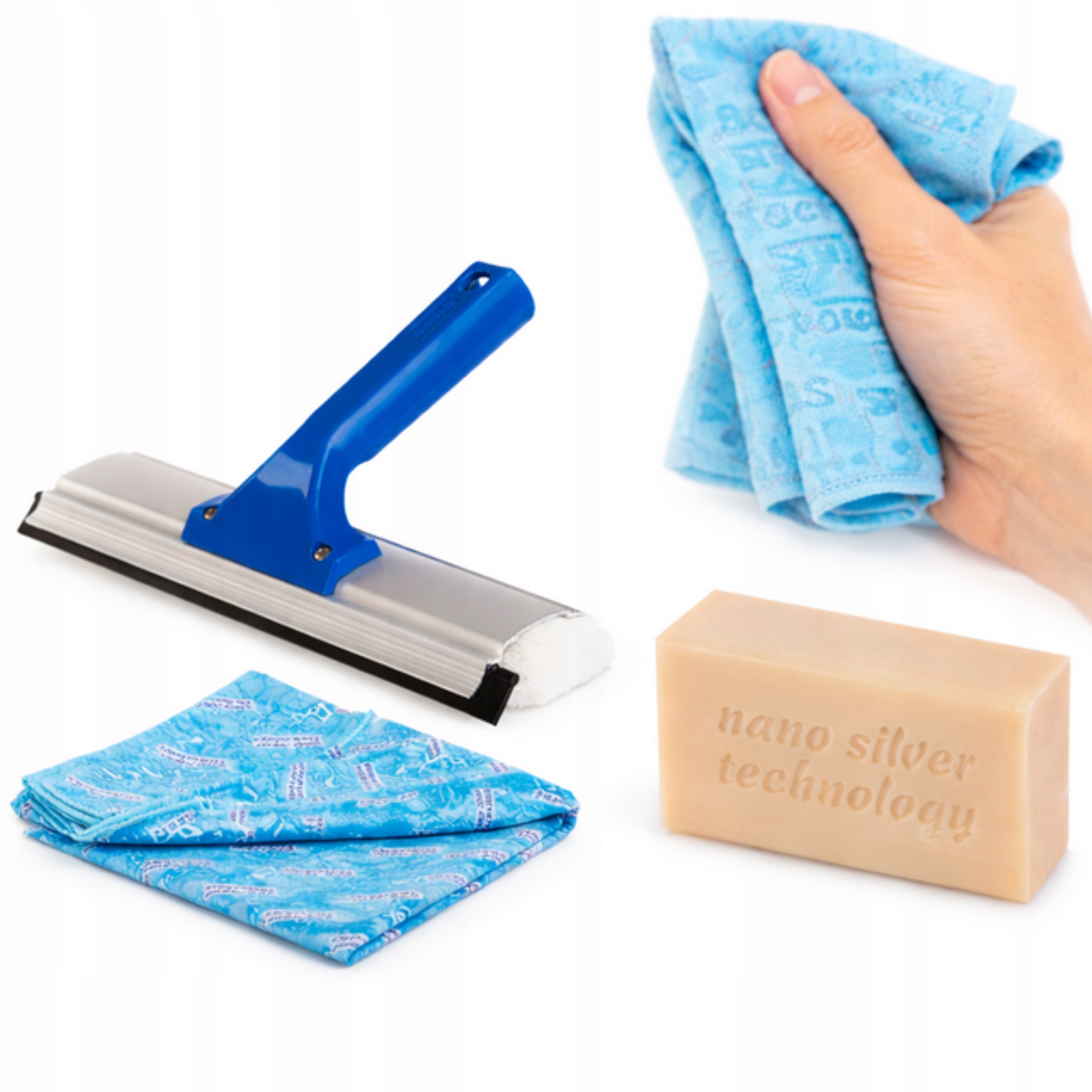 Raypath Sada na mytí oken Expres 25 cm Sunbeam mýdlo nanostříbrem