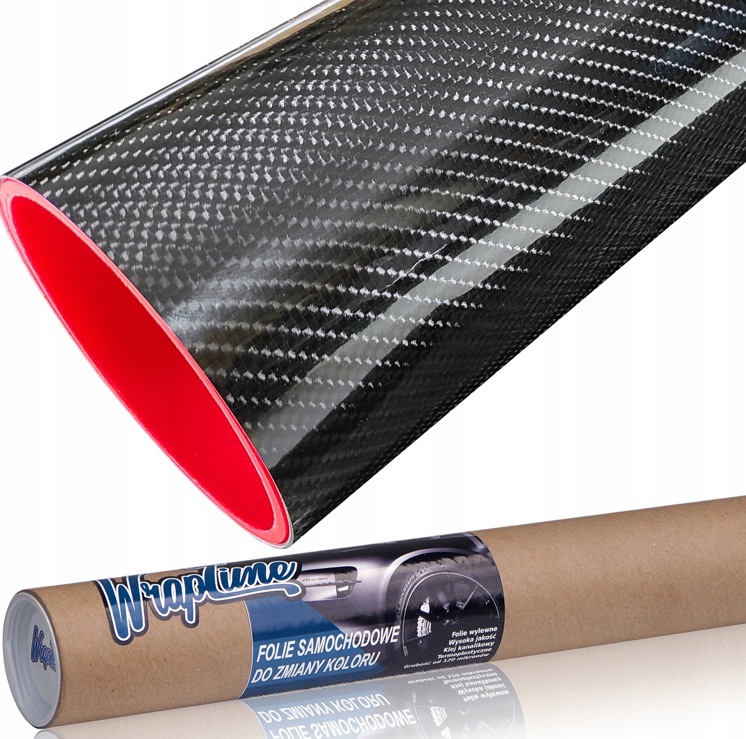 WRAPTime Folia CARBON 5D Wysoki POŁYSK 152x10