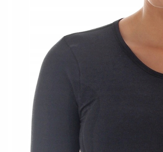 BRUBECK Damska PODKOSZULKA Z MERINO TURYSTYCZNA-XL Rozmiar 42