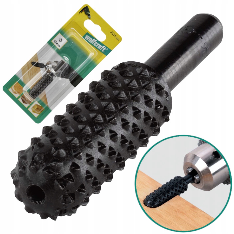 

Wolfcraft Pół Cylinder Tarnik Do Drewna 2531000