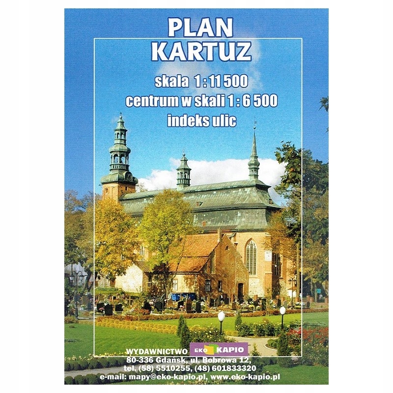 KARTUZY plan miasta 1:11 500 / 1:6 500 EKO-KAPIO