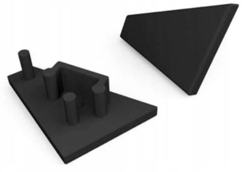 

Zaślepka do profili Led narożnych 60/30 2 sztuki