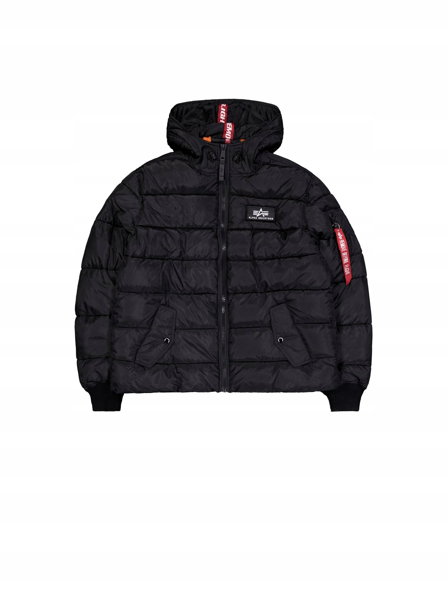 Kurtka Alpha Industries Hooded Puffer Alpha Fd black M