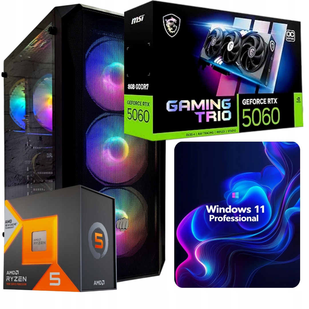 Herní Set Nexus Storm R5 8400F/32GB/RTX5060/1TB M.2 SSD/W11
