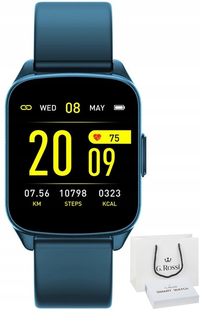 Zegarek Smartwatch G. Rossi Ciśnienie Puls Kroki