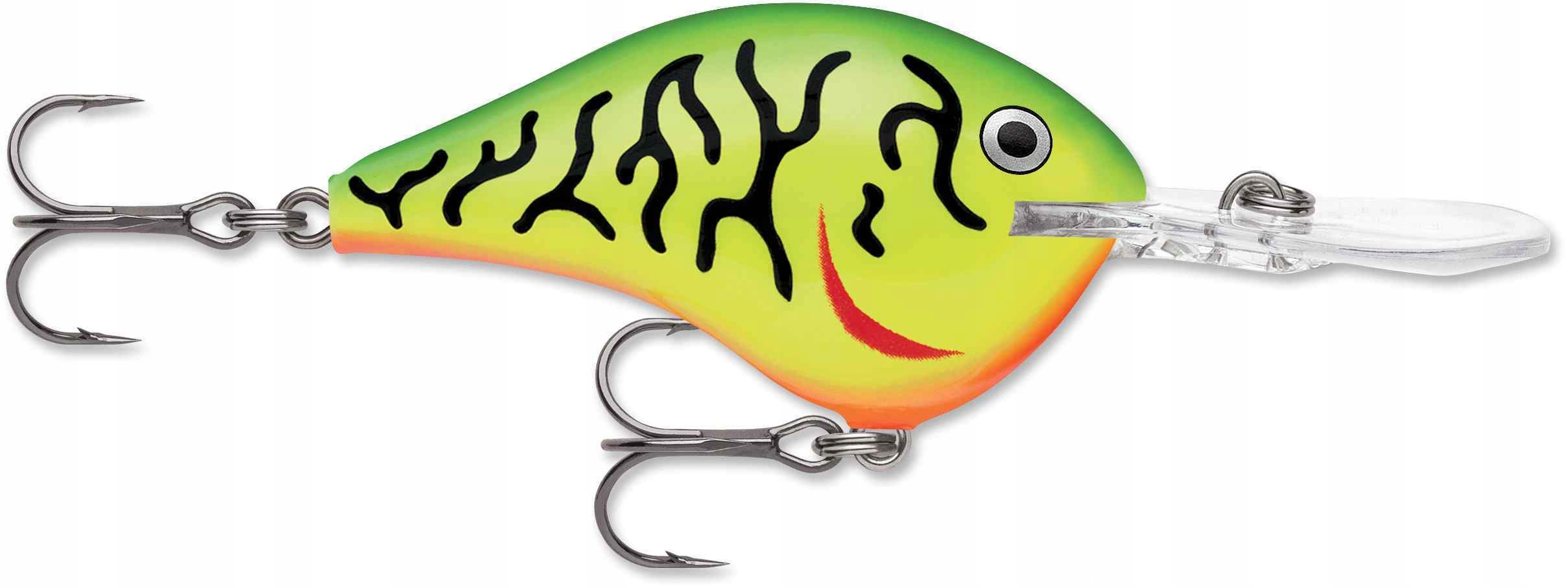 Wobler Rapala Dives To Firetiger DT12