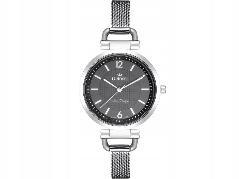 Dámské hodinky na náramku s černým ciferníkem, klasický tenký náramek