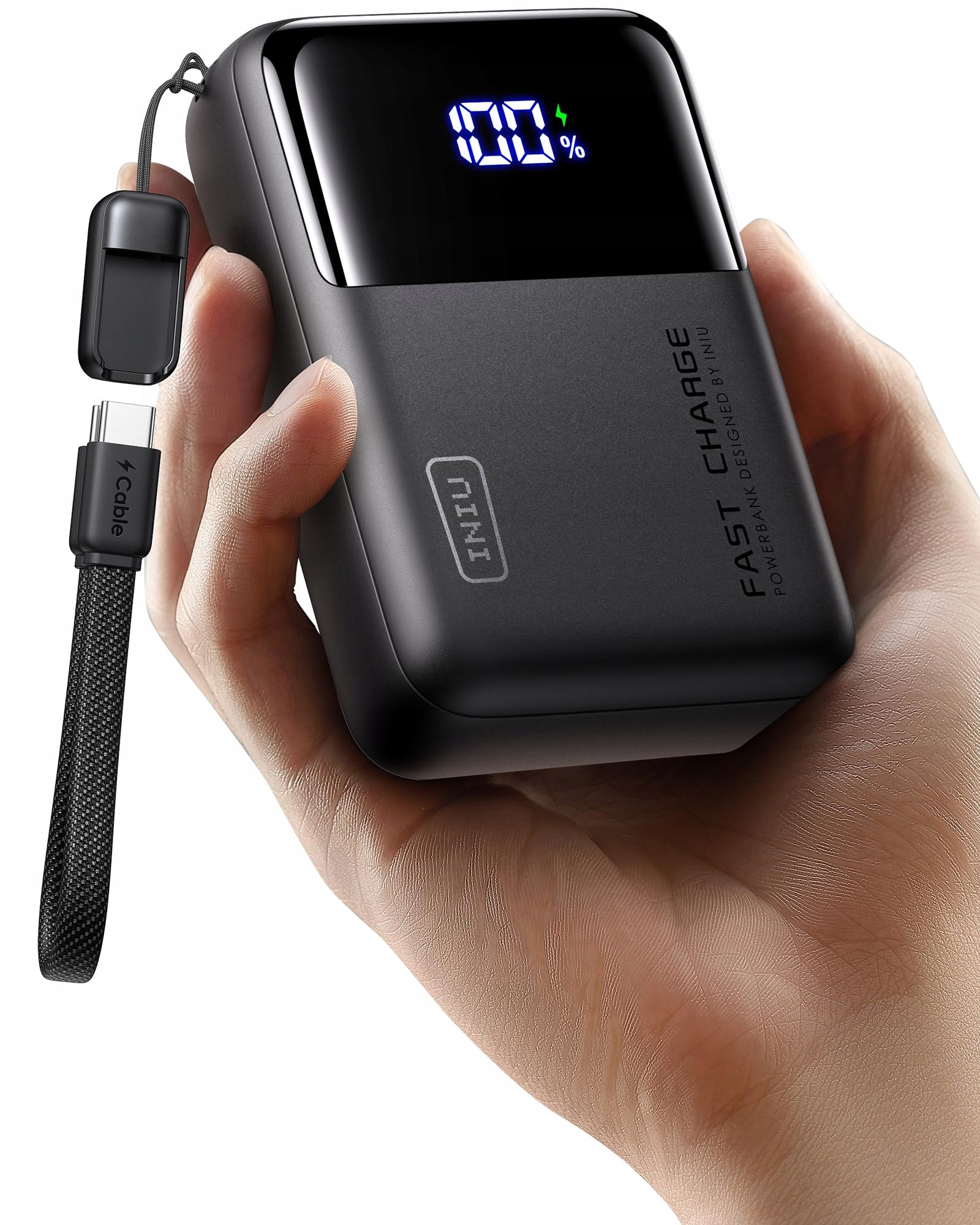 Iniu Powerbanka s výkonom 100W, kapacita 25 000 mAh, rýchle nabíjanie, kábel Usb C