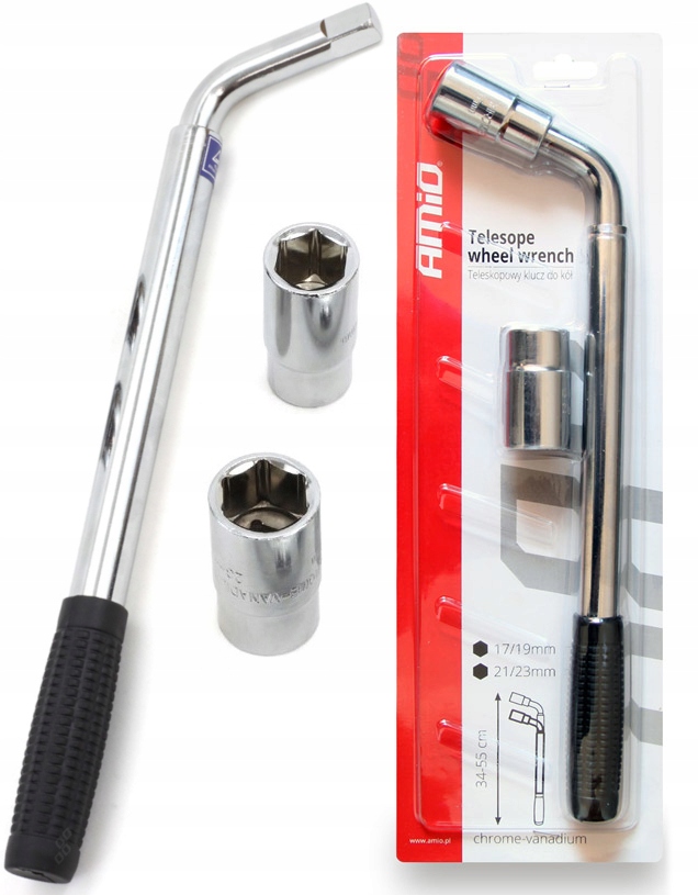 

Klucz Teleskopowy Do Kół 34-55 cm 17/19mm 21/23mm