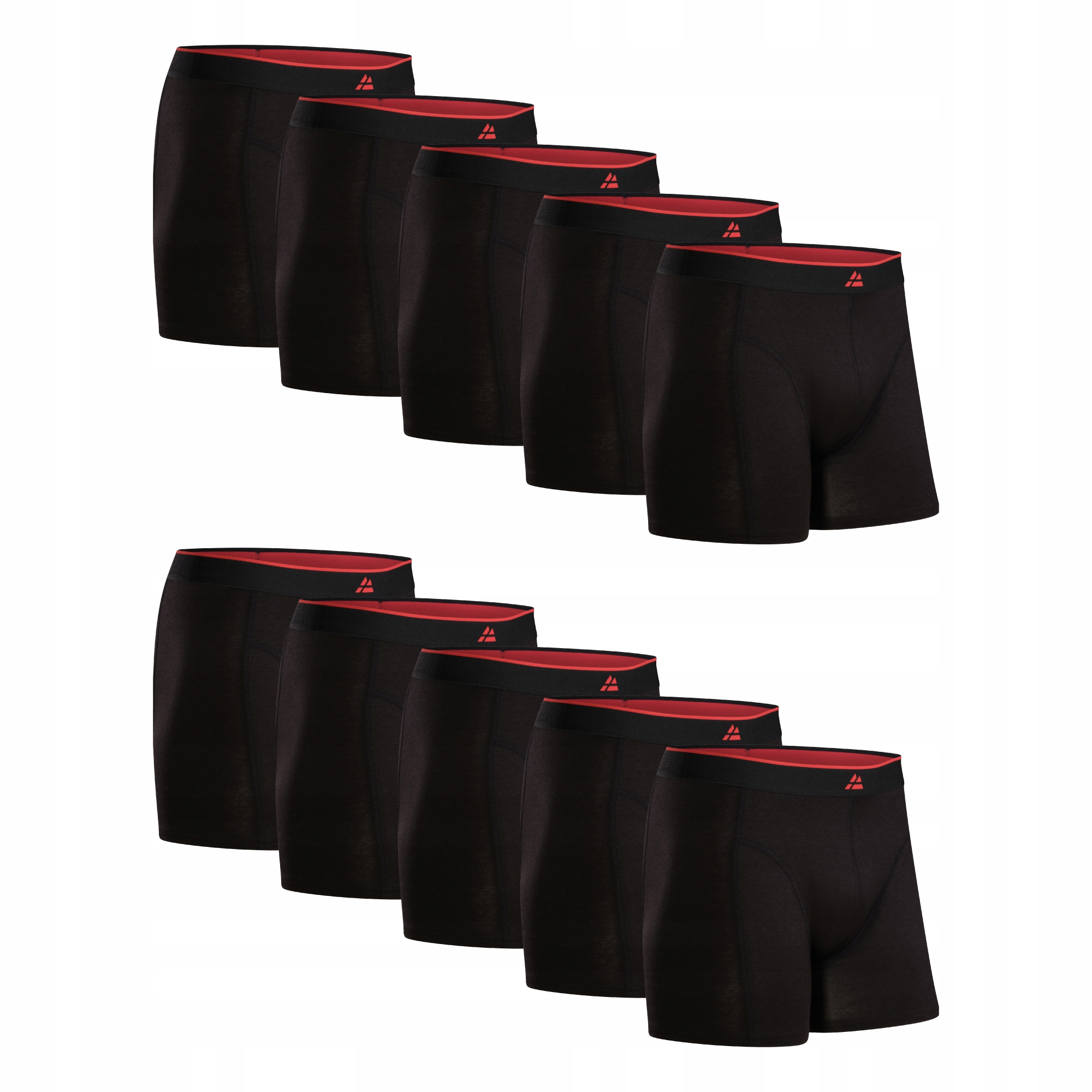 Bambusové boxerky Danish Endurance Pánské spodní prádlo Premium 10-pack L