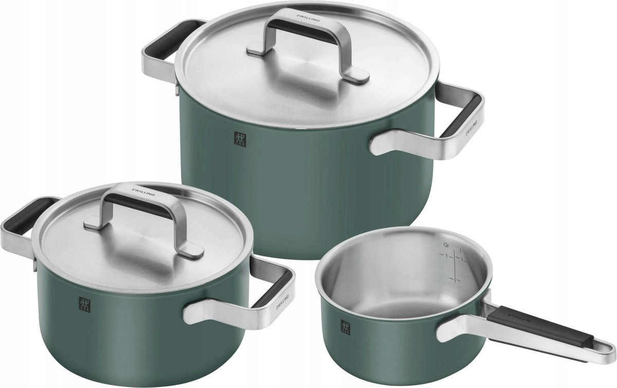 Súprava Hrncov Komplet Zwilling Pure 3ks Oceľová Na Plyn Indukciu