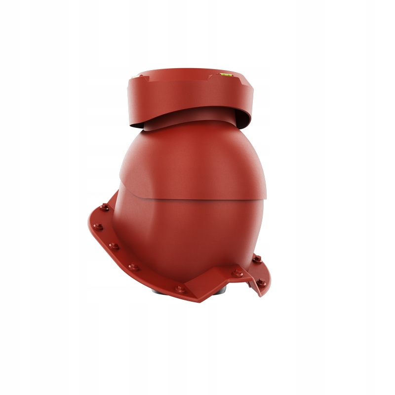 Krbový kanalizační ventilátor fi110 Trapez T35 Červený 3009