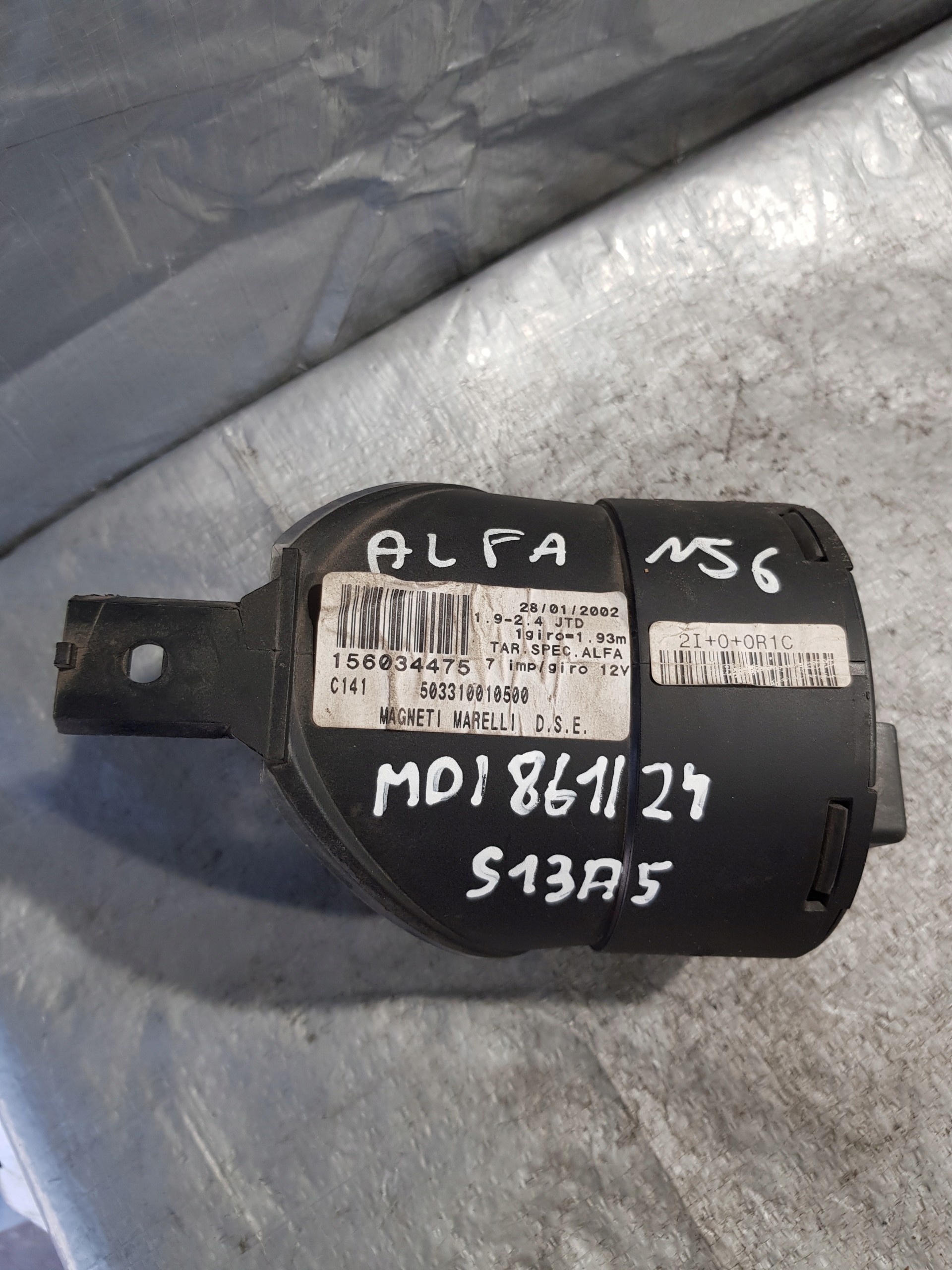 ALFA ROMEO 156 dials dials 60653706 156049818
