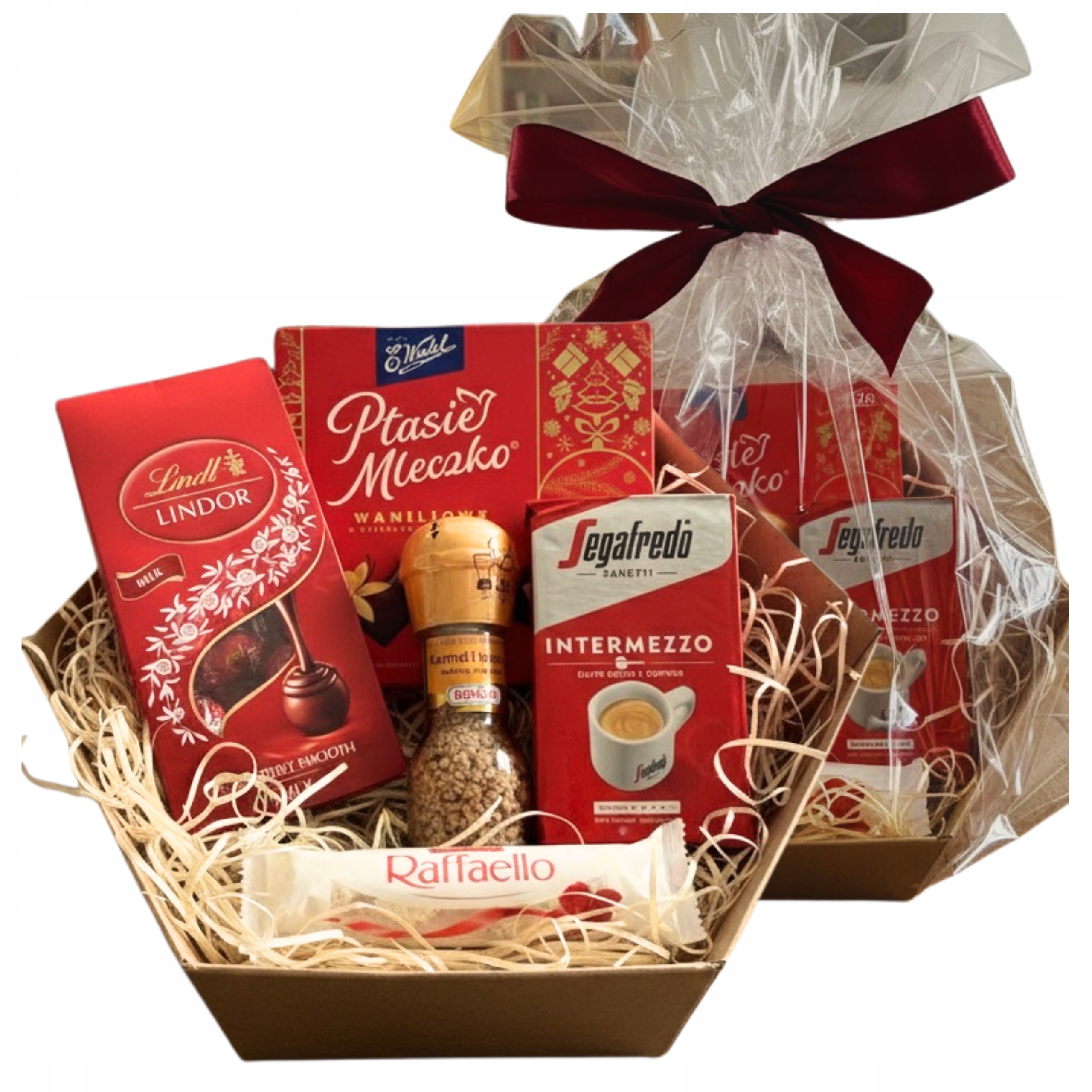 Levně Dárková Sada Box Dárek Dárkový Koš Sada Se Sladkostmi Káva