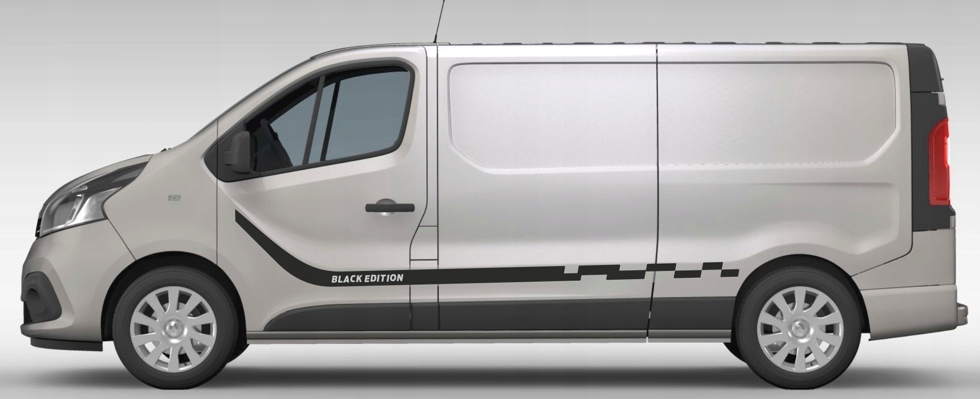 Samolepky Vivaro Renault Trafic Long Black Edition