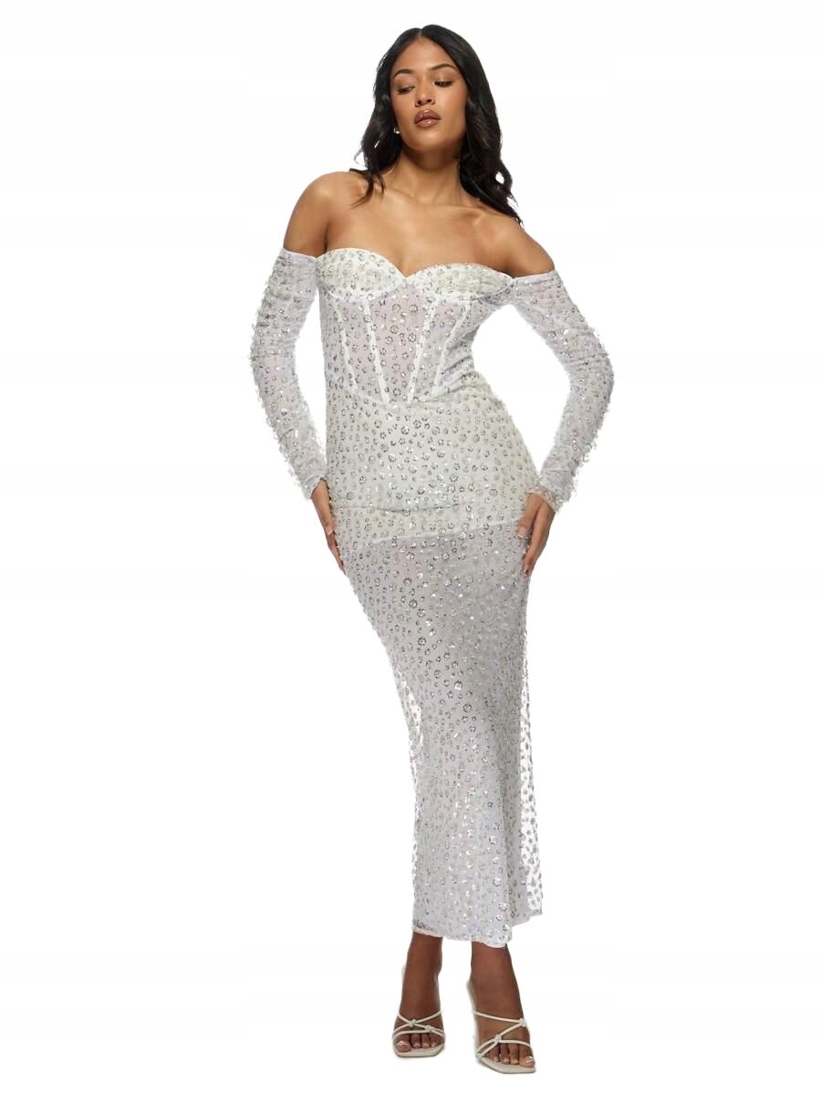 Shein Elegantní Maxi Šaty XL