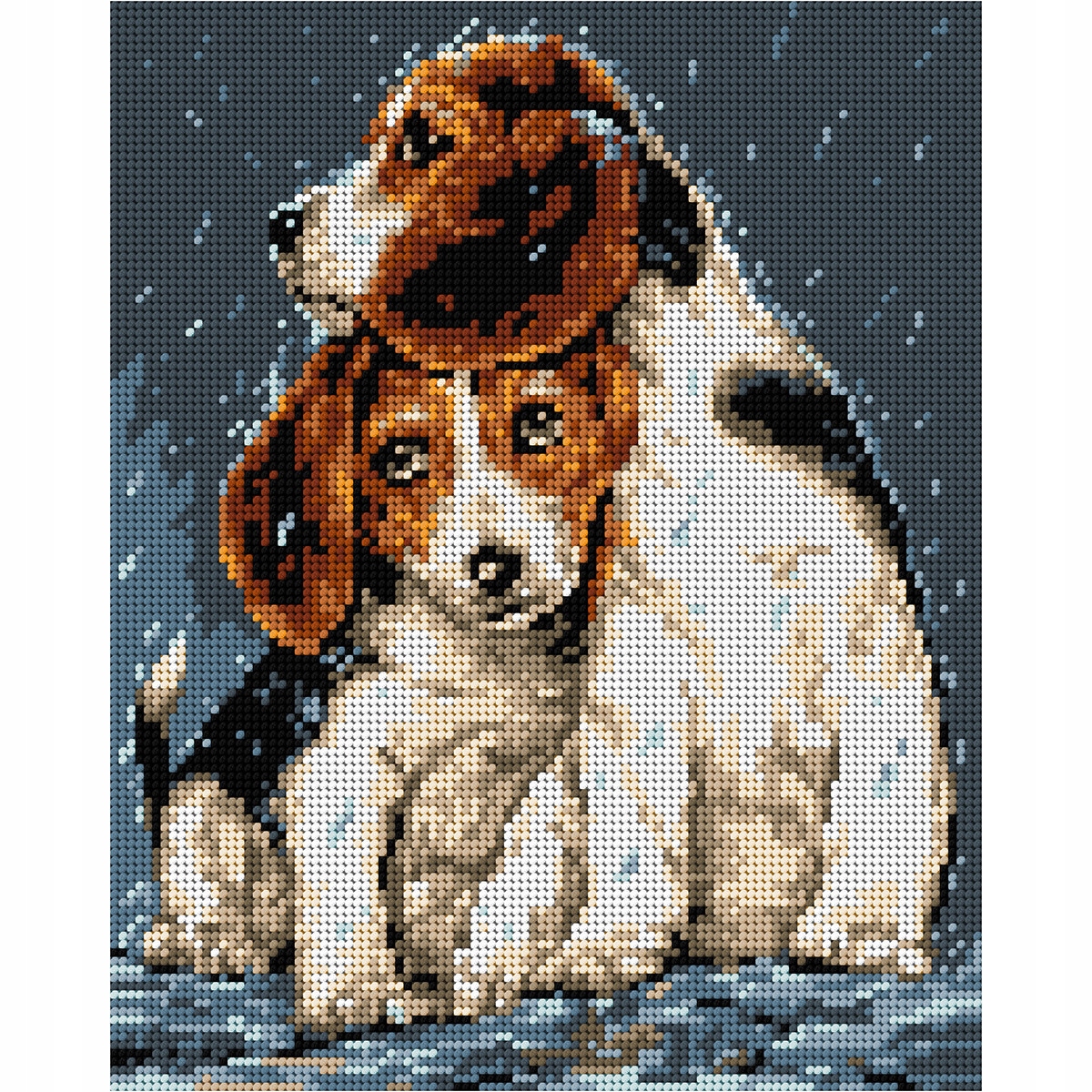 Vyšívací sada Ariadna kanva mulina vyšívací jehla 24x30 6033