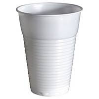 

Kubek plastikowy biały 200ml 100szt Pp Kubki 0,2L