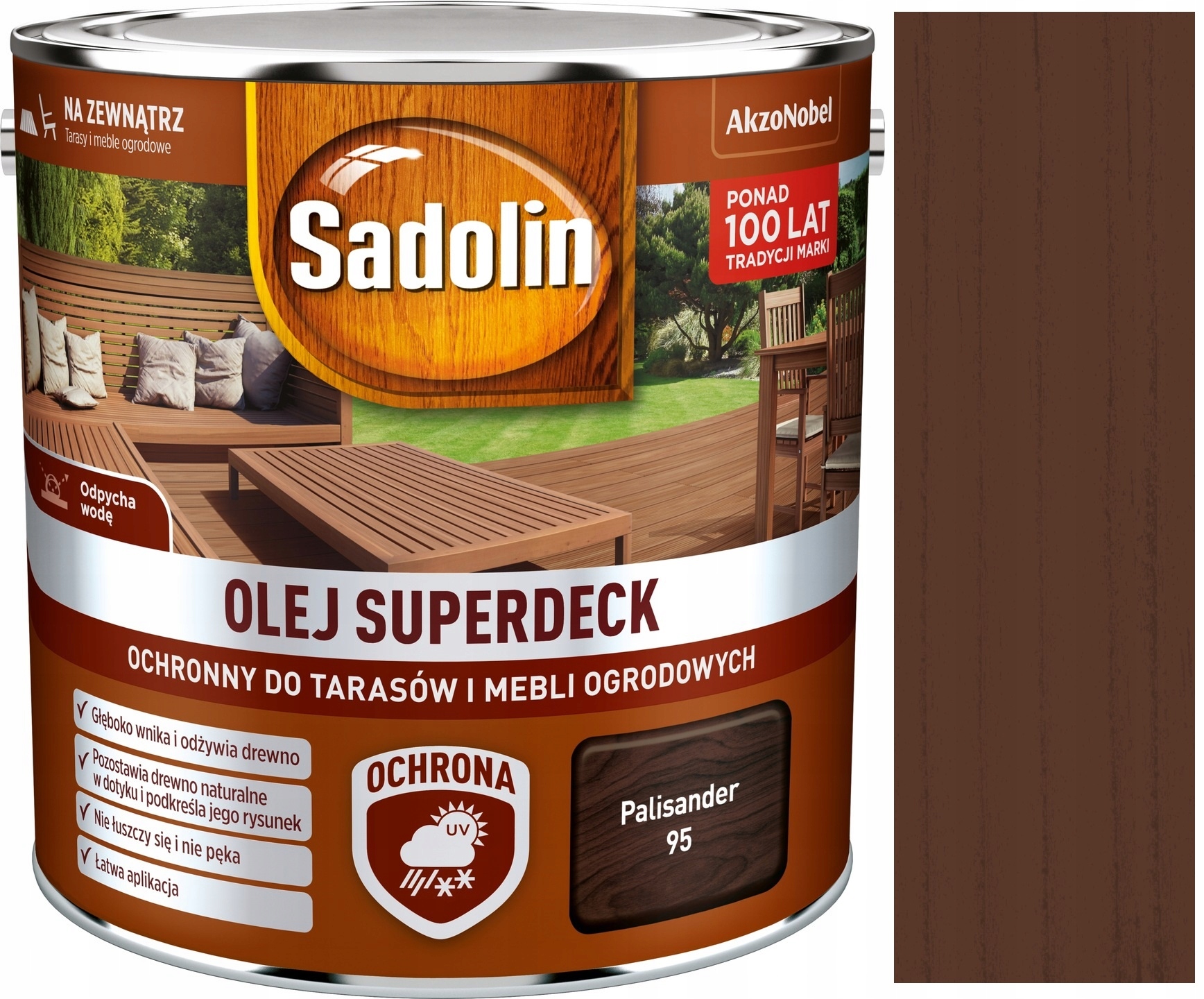 

Sadolin Olej Superdeck Do Tarasów 2,5L Palisander