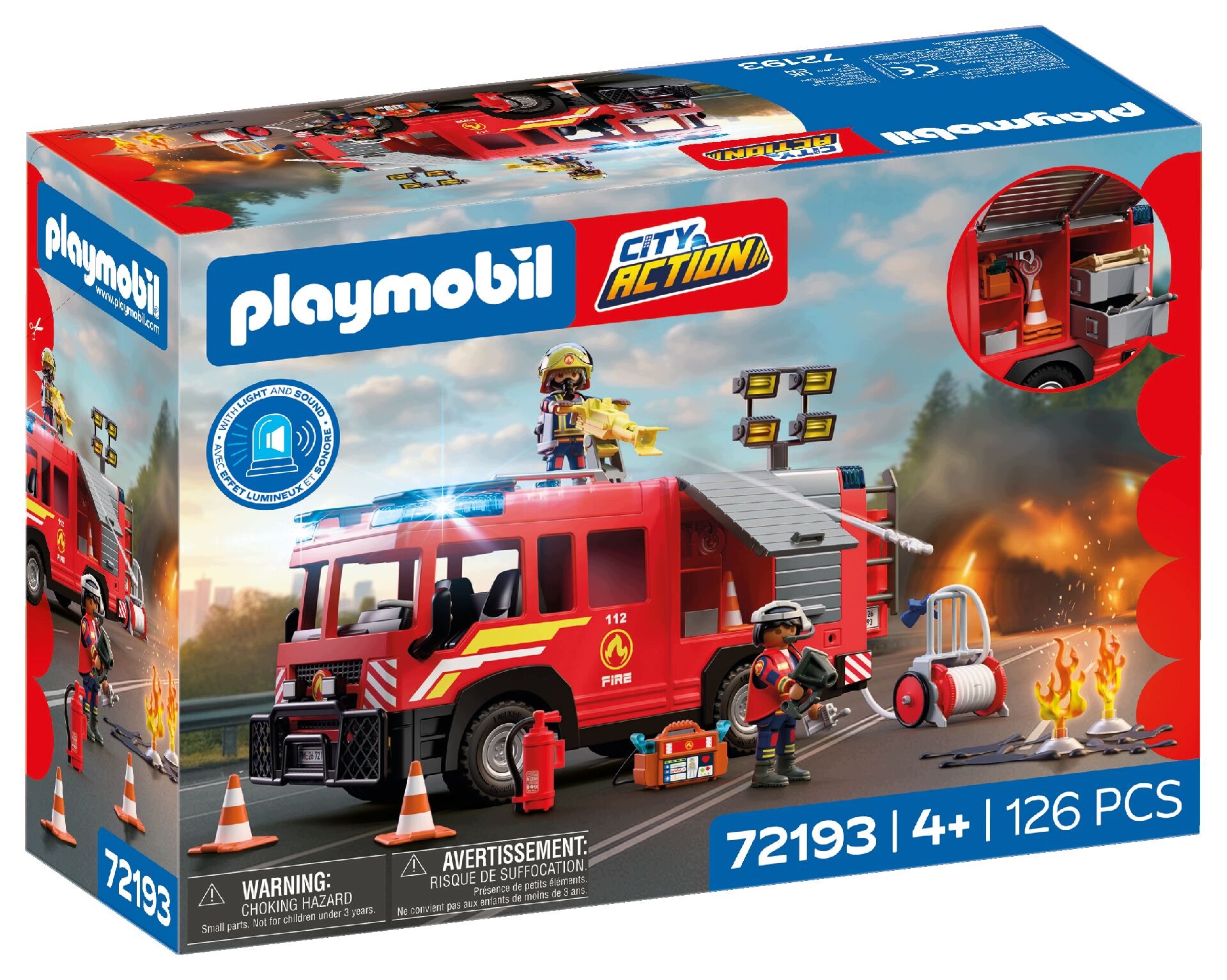 Playmobil City Action Pojazd ratowniczo-techniczny straży pożarnej 72193