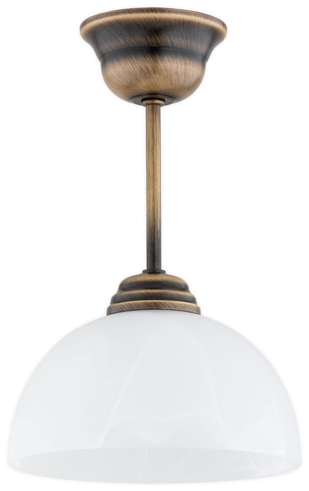 Lampa wisząca Frella 1xE27 patyna Lemir