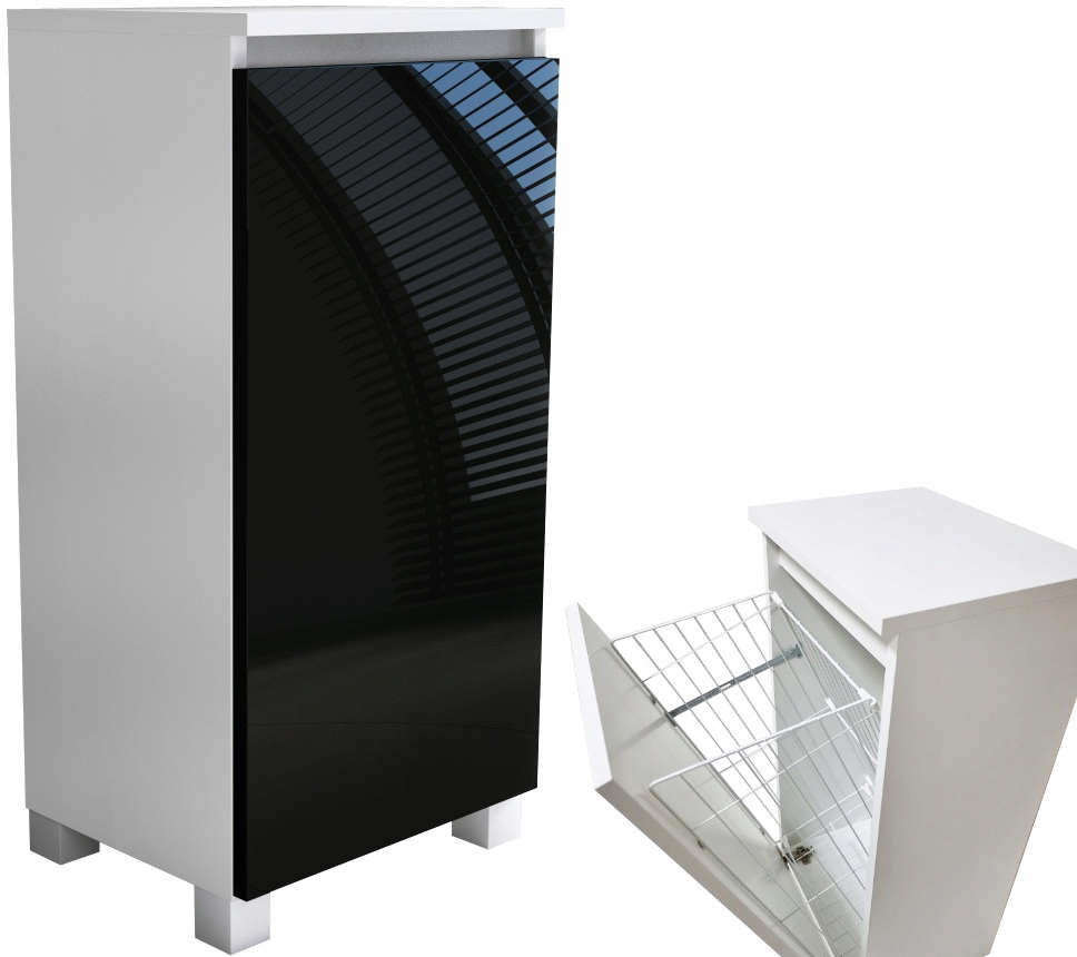 

Komoda Łazienkowa wisząca kosz z koszem na pranie