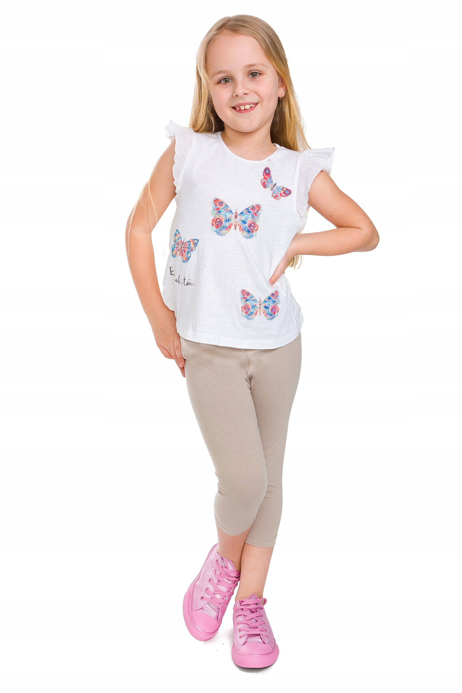

Dziecięce Legginsy 3/4 Getry Bawełniane Rybaczki