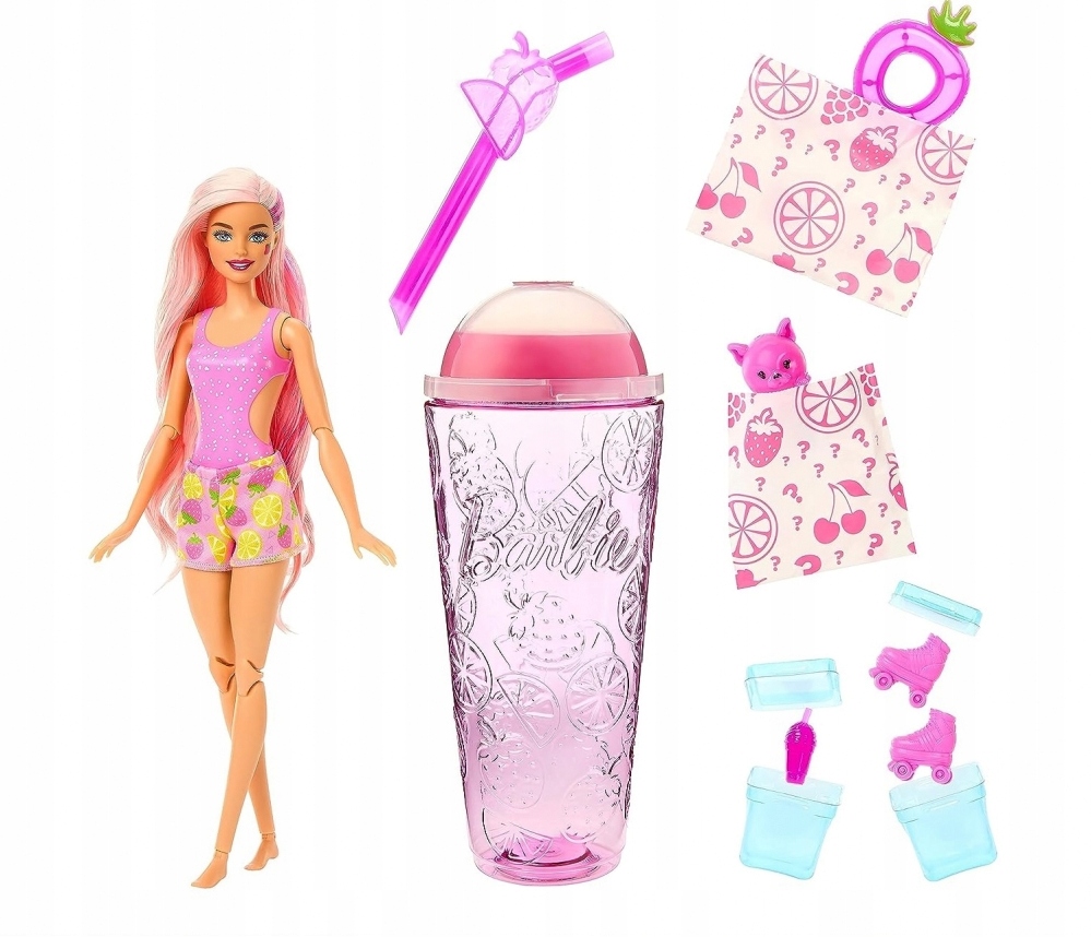 BRB POP REV OWOCOWY SOK TRUSKAWKA HNW41 TUB4 Marka Mattel