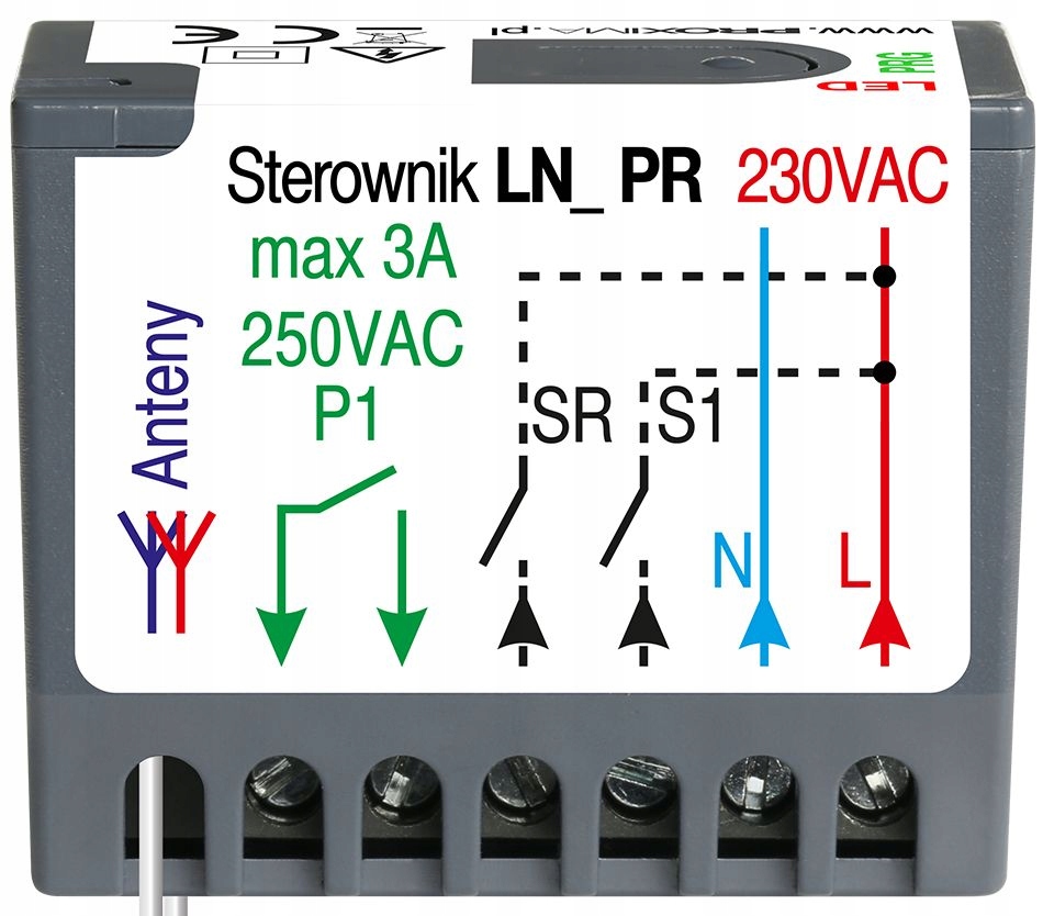 Retransmiter Lnpr 433,92 MHz zvyšuje dosah