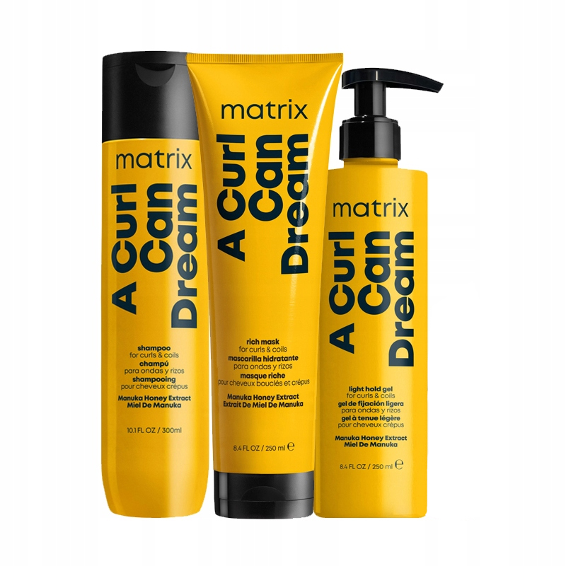 A Curl Can Dream zestaw: szampon 300 ml + maska 250 ml