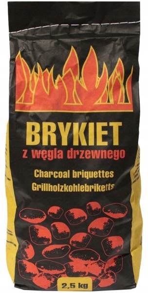 BRYKIET Z WĘGLA DRZEWNEGO 10 KG GRILL (4 x 2,5 KG) EAN (GTIN) 4080469041642