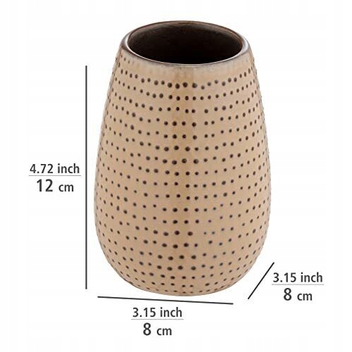 Kubek na szczoteczki Wenko piaskowy ceramika Marka Wenko