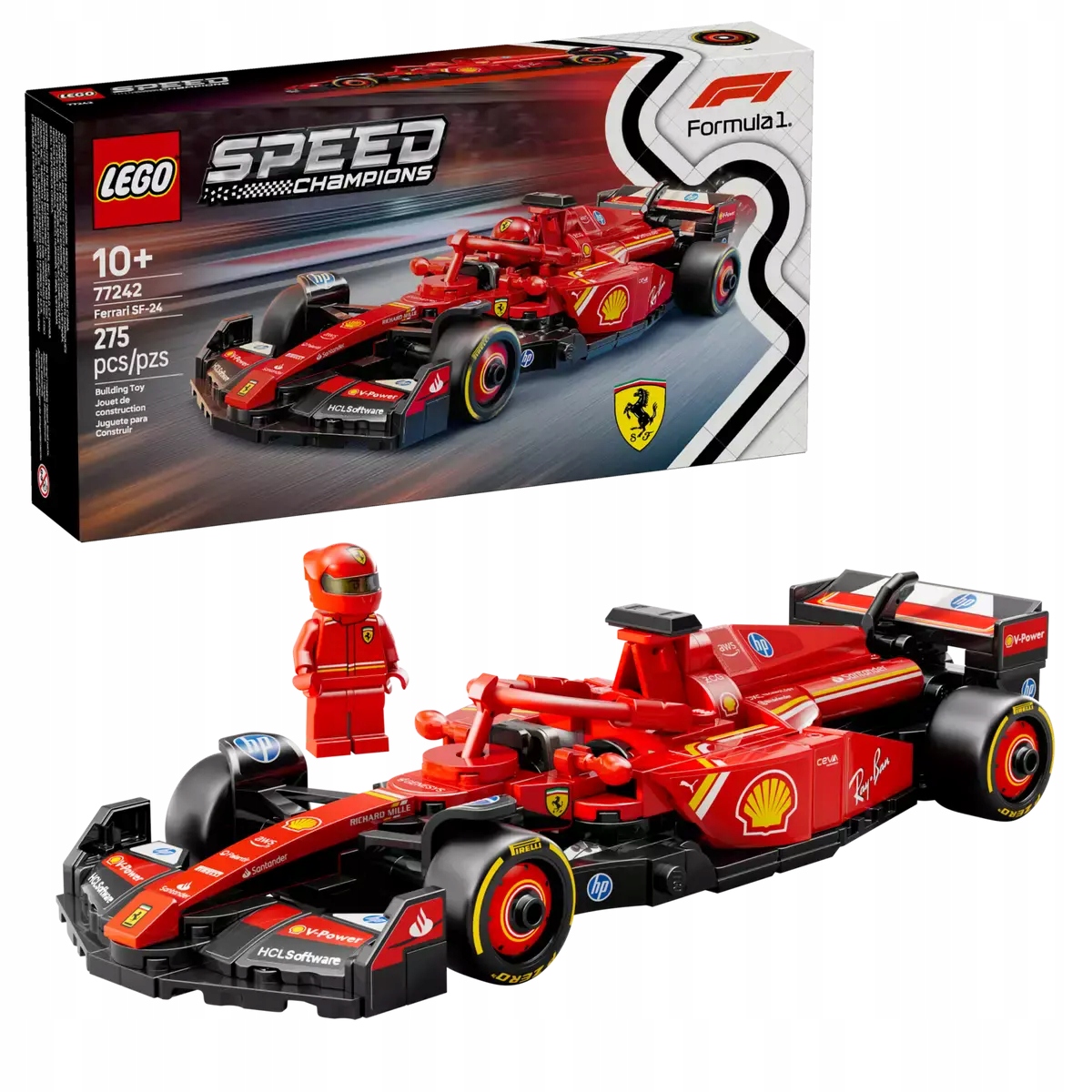 Lego Speed Champions Ferrari SF-24 F1 Formule 77242