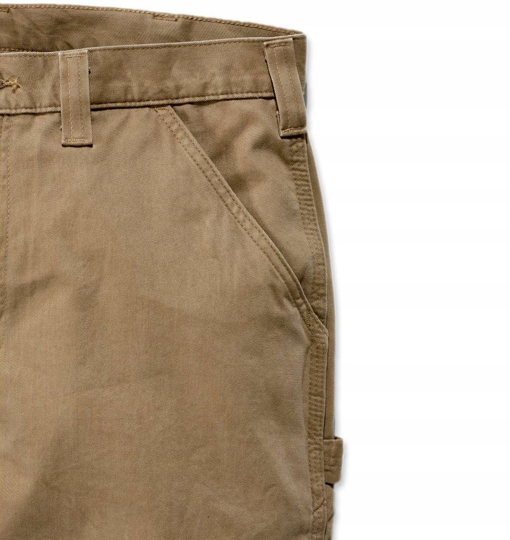 Kalhoty Carhartt Washed Twill Dungaree Khaki