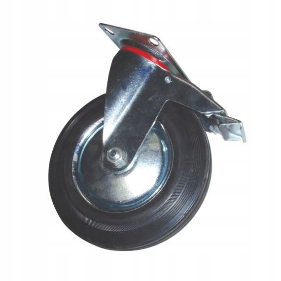 kolečko otočné 200mm s brzdou, 120kg 707541