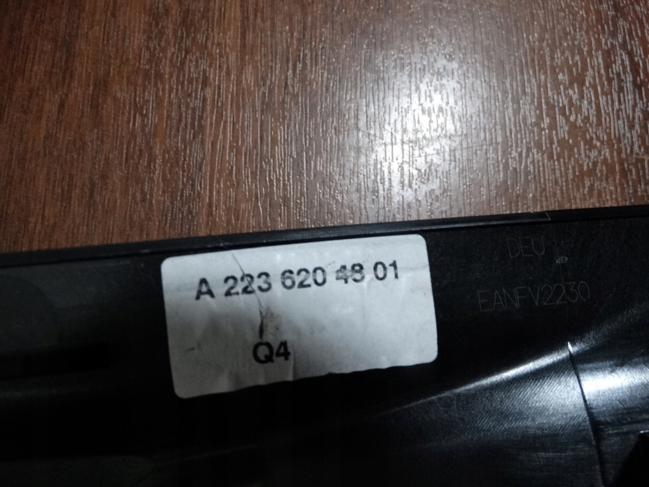 cover partition wall right MERCEDES W223 1