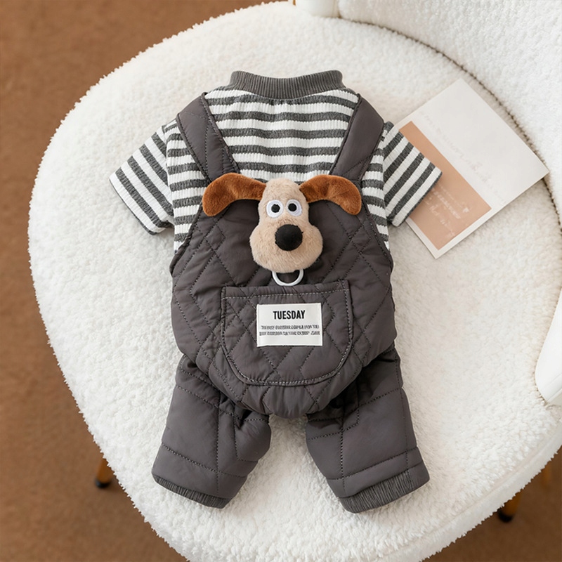 Kombinéza Pro Psa Baby Pluto Teplý Polyester Šedá L