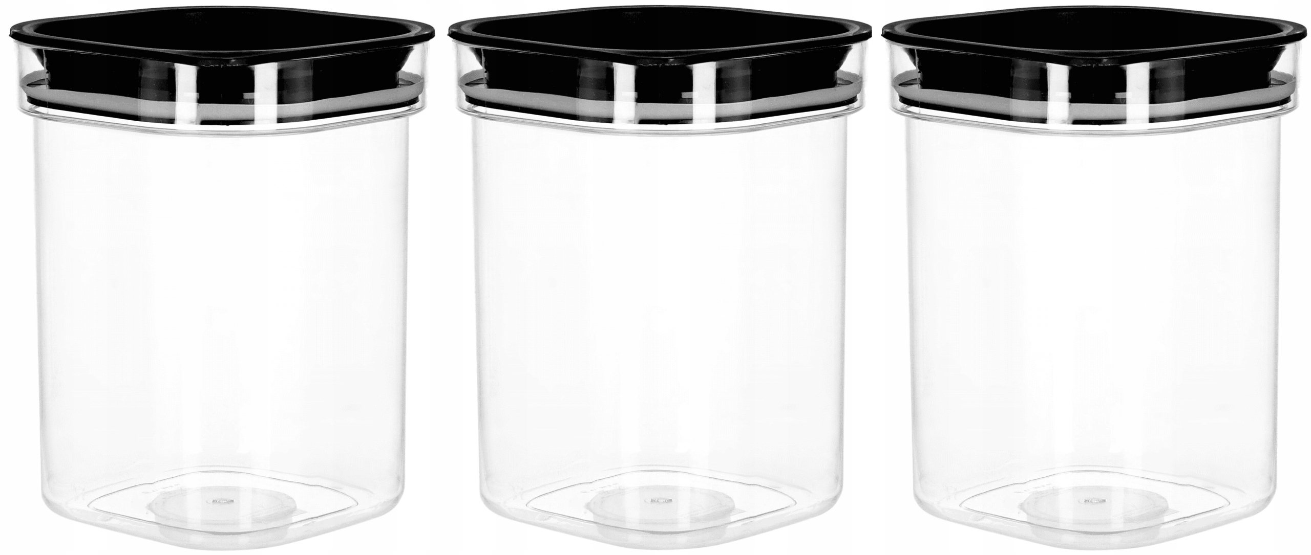 

Zestaw Pojemników Żywność Sypkie Makaron 3x 1,6L