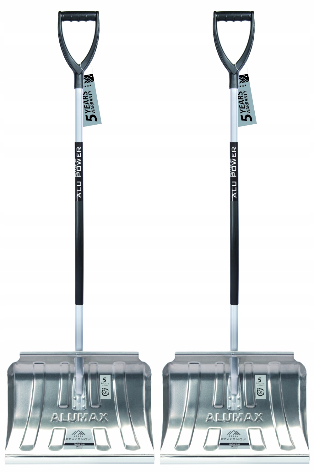 

2x Metalowa Łopata do śniegu Ilmaxae Ergonomiczna