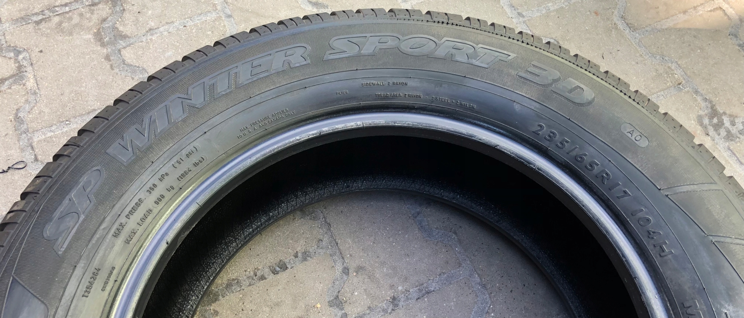 DUNLOP SP WINTER SPORT 3D 235 65R17 4szt EAN 4038526321824