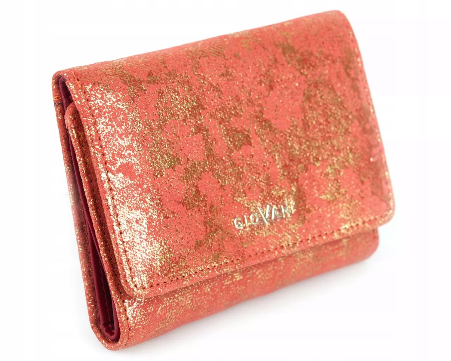 Dámská kožená peněženka Bianca Giovani červená