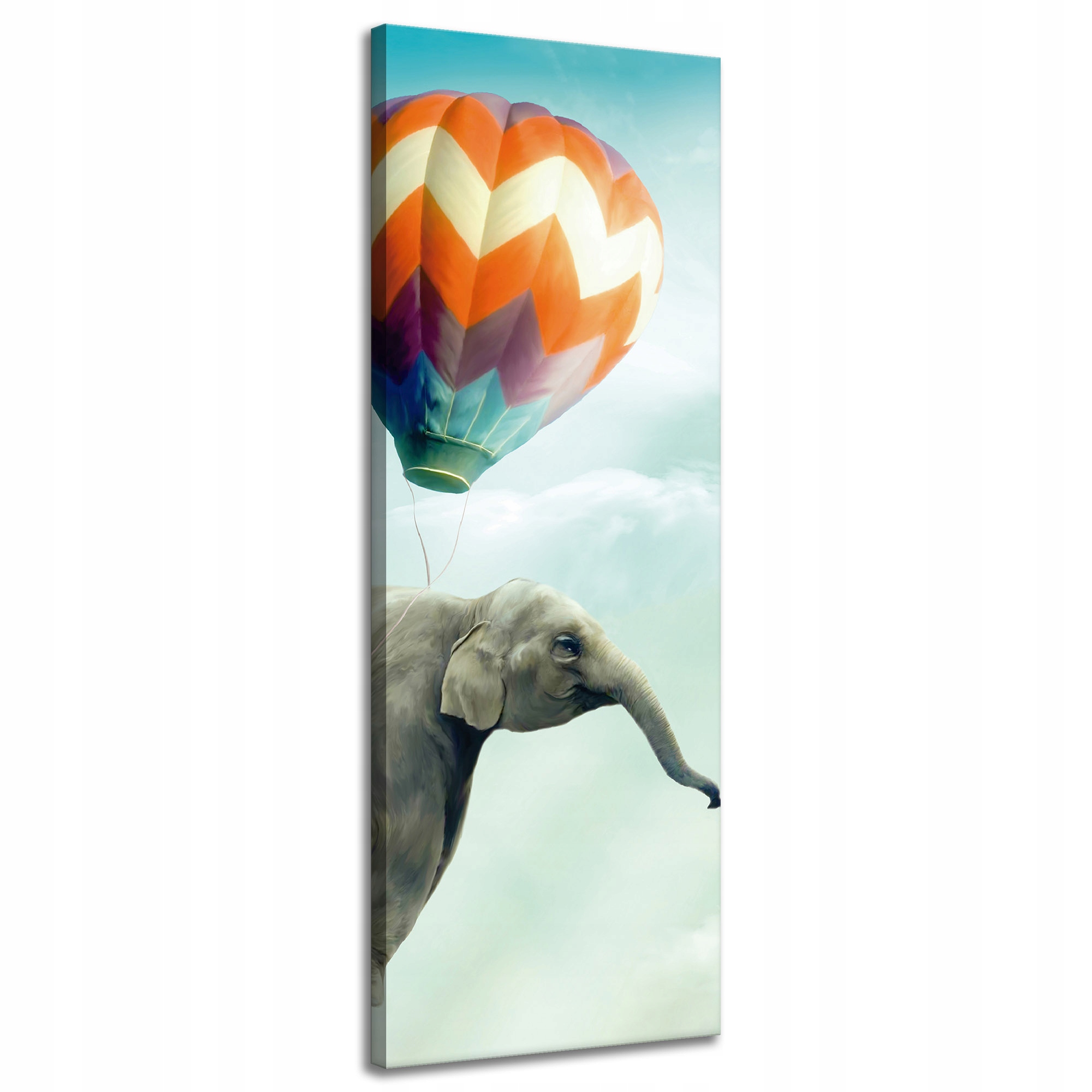 Obraz na plátně Abstrakce Létající slon Umění 40x120 cm