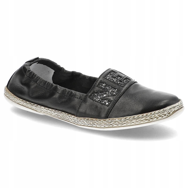 Černé espadrilky Lemar Pohodlné dámské boty